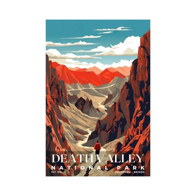 Death Valley National Park Poster, Travel Art, Office Poster, Home Decor | S3 - image1